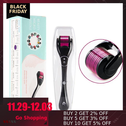 DARSONVAL DRS 540 derma roller micro needles titanium microneedle mezoroller machine for skin care and body treatment